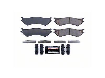 PowerStop Z23 Evolution Sport Carbon-Fiber Ceramic Brake Pads; Rear Pair (00-03 2WD F-150 w/ 8-Lug)