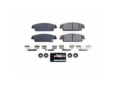 PowerStop Z23 Evolution Sport Carbon-Fiber Ceramic Brake Pads; Rear Pair (07-13 Silverado 1500 w/ Rear Disc Brakes)