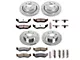 PowerStop Z36 Extreme Truck and Tow 5-Lug Brake Rotor and Pad Kit; Front and Rear (02-18 RAM 1500, Excluding 05-06 SRT-10)