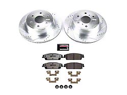 PowerStop Z36 Extreme Truck and Tow 6-Lug Brake Rotor and Pad Kit; Rear (07-13 Sierra 1500 w/ Rear Disc Brakes)