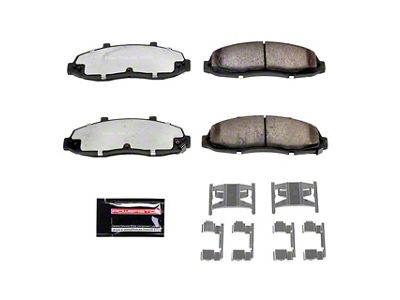 PowerStop Z36 Extreme Truck and Tow Carbon-Fiber Ceramic Brake Pads; Front Pair (97-03 F-150)