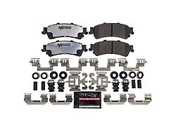 PowerStop Z36 Extreme Truck and Tow Carbon-Fiber Ceramic Brake Pads; Rear Pair (99-06 Silverado 1500 w/o Rear Drum Brakes)