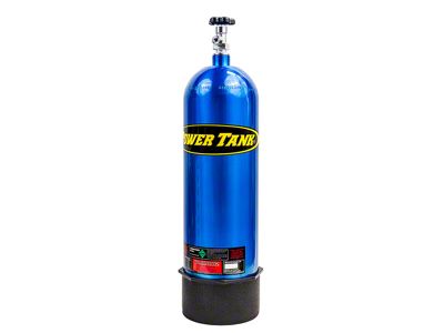 Power Tank 15 lb. CO2 Back-Up Bottle; Candy Blue