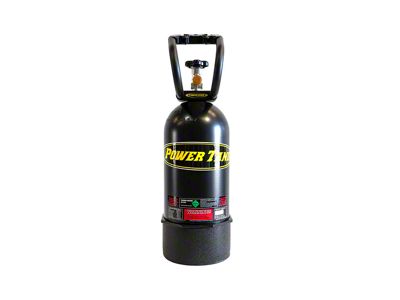 Power Tank 10 lb. CO2 Back-Up Bottle; Matte Black