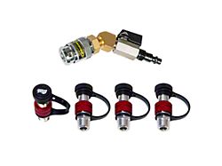 Power Tank Monster Valve Tap MV1 Rapid Tire Air Up and Air Down Kit; 4-Pack (Universal; Some Adaptation May Be Required)