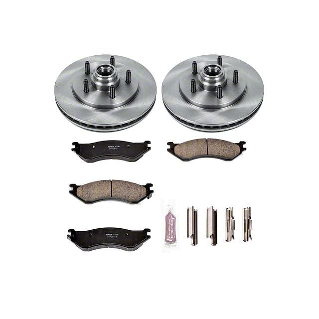 Brake Pad & Rotor Kit Ceramic Compatible with 1999-2003