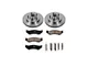 PowerStop OE Replacement 5 or 7-Lug Brake Rotor and Pad Kit; Front (Late 00-03 F-150; 99-03 F-150 Lightning)