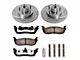 PowerStop Z36 Extreme Truck and Tow 5-Lug Brake Rotor and Pad Kit; Front (97-03 F-150)
