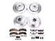 PowerStop Z36 Extreme Truck and Tow 6-Lug Brake Rotor and Pad Kit; Front and Rear (10-20 2WD/4WD F-150)