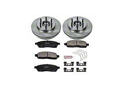 PowerStop OE Replacement 6 or 7-Lug Brake Rotor and Pad Kit; Front (04-08 2WD F-150)
