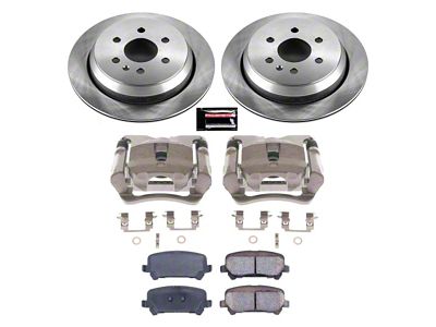 PowerStop OE Replacement 6-Lug Brake Rotor, Pad and Caliper Kit; Rear (15-20 Canyon)