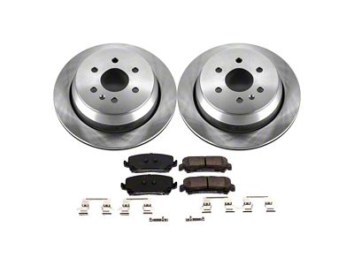 PowerStop OE Replacement 6-Lug Brake Rotor and Pad Kit; Rear (15-20 Canyon)