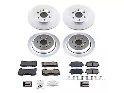 PowerStop Z17 Evolution Plus 6-Lug Brake Rotor and Pad Kit; Front and Rear (15-20 Canyon)