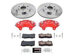PowerStop Z23 Evolution Sport 6-Lug Brake Rotor, Pad and Caliper Kit; Front (15-20 Canyon)