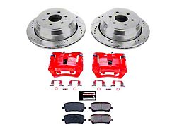 PowerStop Z23 Evolution Sport 6-Lug Brake Rotor, Pad and Caliper Kit; Rear (15-20 Canyon)