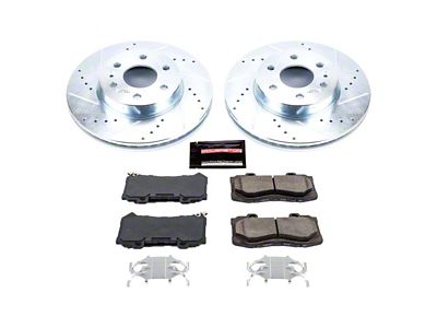 PowerStop Z23 Evolution Sport 6-Lug Brake Rotor and Pad Kit; Front (15-20 Canyon)