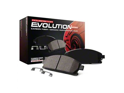 PowerStop Z23 Evolution Sport Carbon-Fiber Ceramic Brake Pads; Rear Pair (21-22 Canyon)