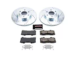 PowerStop Z36 Extreme Truck and Tow 6-Lug Brake Rotor and Pad Kit; Front (15-20 Canyon)