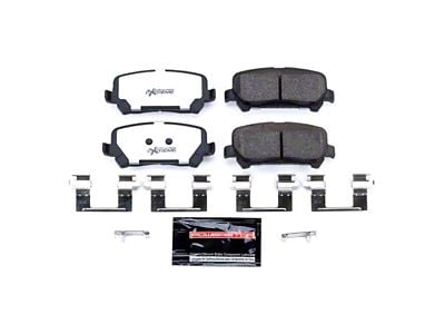 PowerStop Z36 Extreme Truck and Tow Carbon-Fiber Ceramic Brake Pads; Rear Pair (15-20 Canyon)