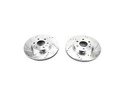 PowerStop Evolution Cross-Drilled and Slotted 6-Lug Rotors; Front Pair (15-20 Colorado)