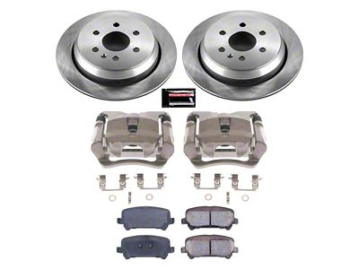 PowerStop OE Replacement 6-Lug Brake Rotor, Pad and Caliper Kit; Rear (15-20 Colorado)