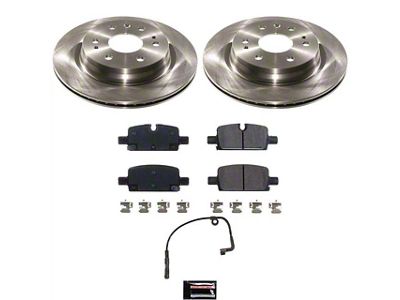 PowerStop OE Replacement 6-Lug Brake Rotor and Pad Kit; Rear (23-25 Colorado)