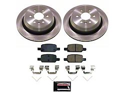 PowerStop OE Replacement 6-Lug Brake Rotor and Pad Kit; Rear (21-22 Colorado)