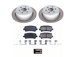 PowerStop Semi-Coated 6-Lug Brake Rotor and Pad Kit; Rear (15-20 Colorado)