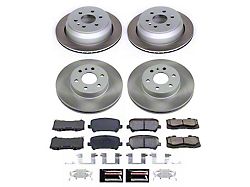 PowerStop Semi-Coated 6-Lug Brake Rotor and Pad Kit; Front and Rear (15-20 Colorado)