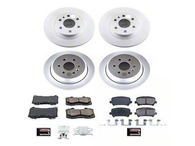 PowerStop Z17 Evolution Plus 6-Lug Brake Rotor and Pad Kit; Front and Rear (15-20 Colorado)