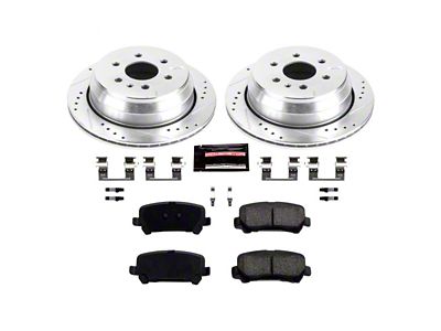 PowerStop Z23 Evolution Sport 6-Lug Brake Rotor and Pad Kit; Rear (15-20 Colorado)