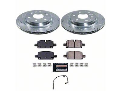 PowerStop Z23 Evolution Sport 6-Lug Brake Rotor and Pad Kit; Rear (23-25 Colorado)