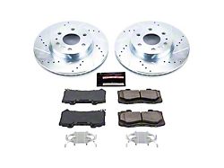 PowerStop Z36 Extreme Truck and Tow 6-Lug Brake Rotor and Pad Kit; Front (15-20 Colorado)