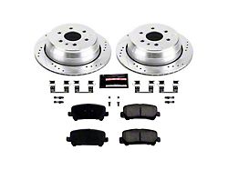 PowerStop Z36 Extreme Truck and Tow 6-Lug Brake Rotor and Pad Kit; Rear (15-20 Colorado)