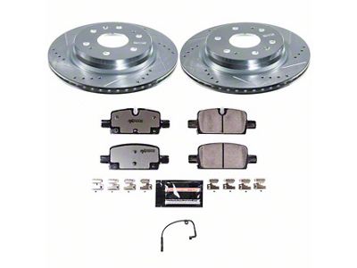 PowerStop Z36 Extreme Truck and Tow 6-Lug Brake Rotor and Pad Kit; Rear (23-25 Colorado)