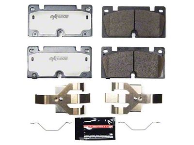 PowerStop Z36 Extreme Truck and Tow Carbon-Fiber Ceramic Brake Pads; Front Pair (23-25 Colorado)