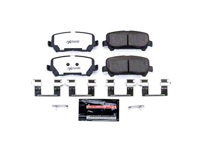 PowerStop Z36 Extreme Truck and Tow Carbon-Fiber Ceramic Brake Pads; Rear Pair (15-20 Colorado)