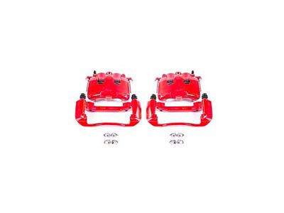 PowerStop Performance Front 5-Lug Brake Calipers; Red (05-08 Dakota)