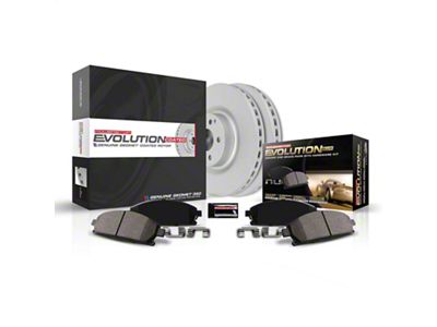 PowerStop Z17 Evolution Plus 6-Lug Brake Rotor and Pad Kit; Front (1999 Dakota)