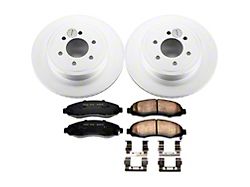 PowerStop Z17 Evolution Plus 6-Lug Brake Rotor and Pad Kit; Front (03-04 Dakota)