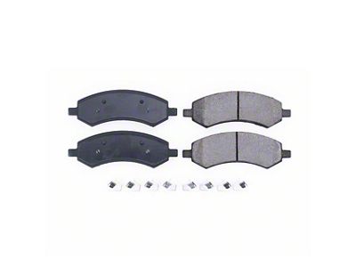 PowerStop Z17 Evolution Plus Clean Ride Ceramic Brake Pads; Front Pair (05-11 Dakota)