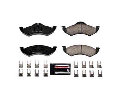 PowerStop Z23 Evolution Sport Carbon-Fiber Ceramic Brake Pads; Front Pair (00-02 Dakota)