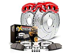 PowerStop Z36 Extreme Truck and Tow 5-Lug Brake Rotor, Pad and Caliper Kit; Front (09-11 Dakota)
