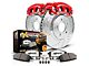 PowerStop Z36 Extreme Truck and Tow 6-Lug Brake Rotor, Pad and Caliper Kit; Front (00-02 Dakota)