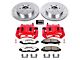 PowerStop Z36 Extreme Truck and Tow 6-Lug Brake Rotor, Pad and Caliper Kit; Front (03-04 Dakota)