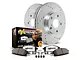 PowerStop Z36 Extreme Truck and Tow 6-Lug Brake Rotor and Pad Kit; Front (1999 Dakota)