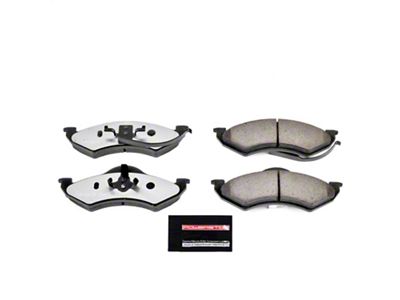 PowerStop Z36 Extreme Truck and Tow Carbon-Fiber Ceramic Brake Pads; Front Pair (1999 Dakota)