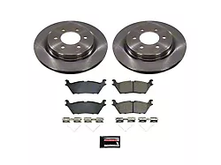 PowerStop OE Replacement 6-Lug Brake Rotor and Pad Kit; Rear (21-24 F-150 w/ 336mm Rear Rotors)