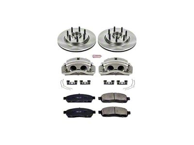 PowerStop OE Replacement 7-Lug Brake Rotor, Pad and Caliper Kit; Front (2004 2WD F-150)
