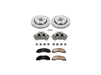 PowerStop OE Replacement 6-Lug Brake Rotor, Pad and Caliper Kit; Front (12-20 2WD/4WD F-150)